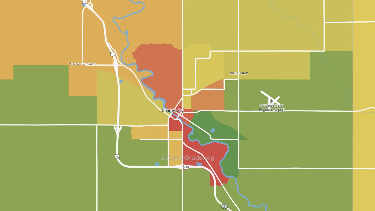 50616, IA Map of Theft Rates