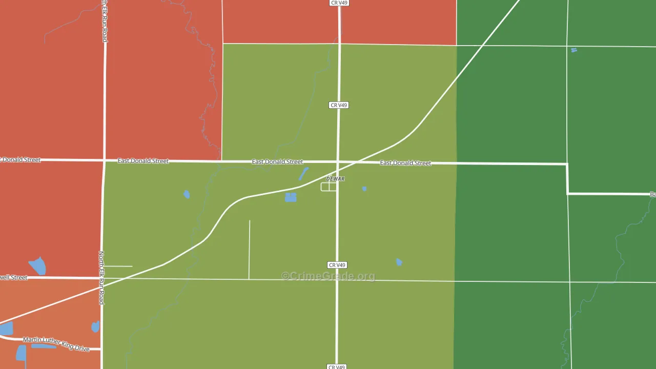 50623, IA Map of Theft Rates