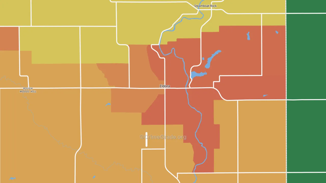 50627, IA Map of Theft Rates