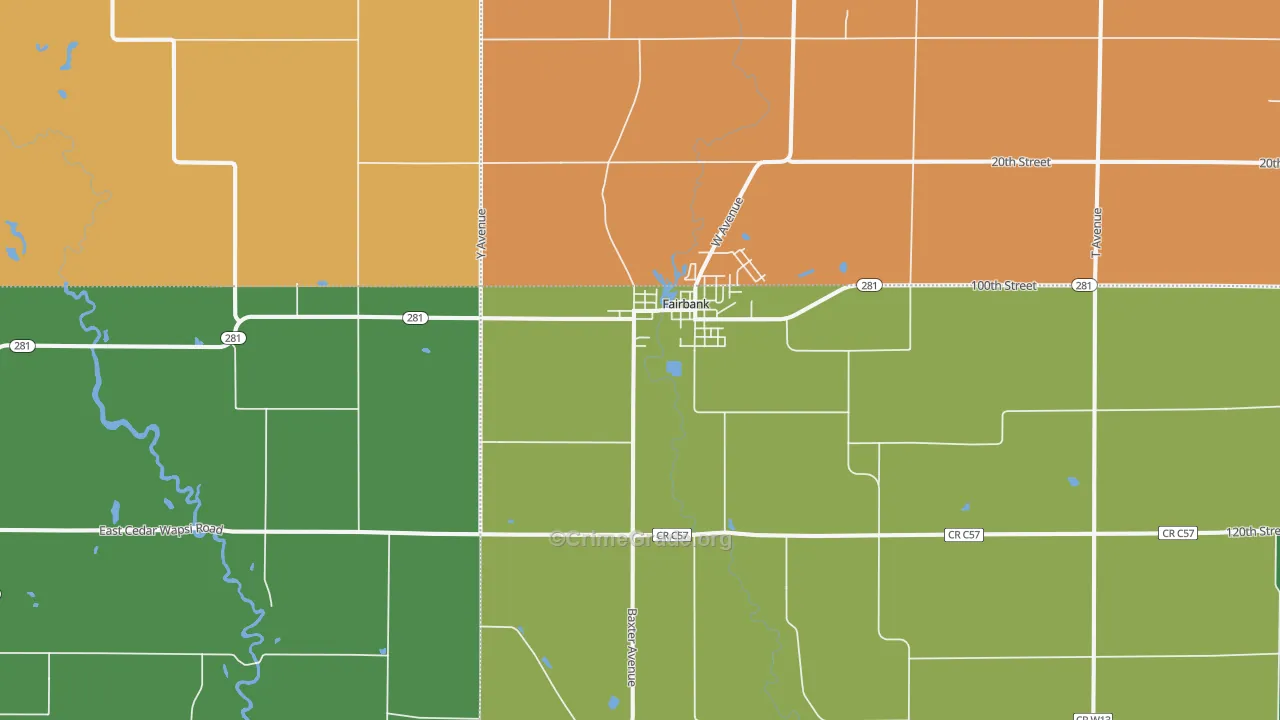 50629, IA Map of Theft Rates