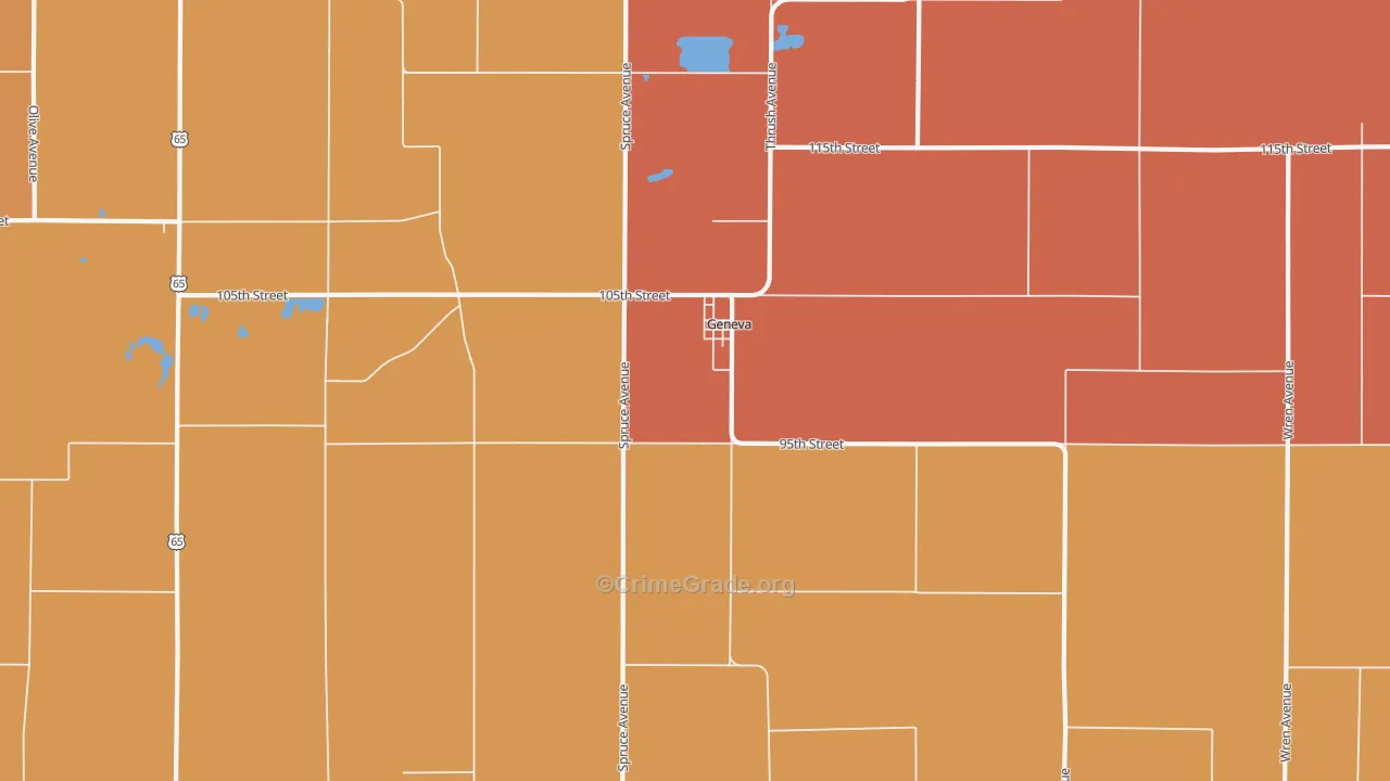 50633, IA Map of Theft Rates