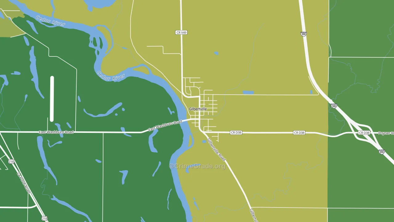 50634, IA Map of Theft Rates