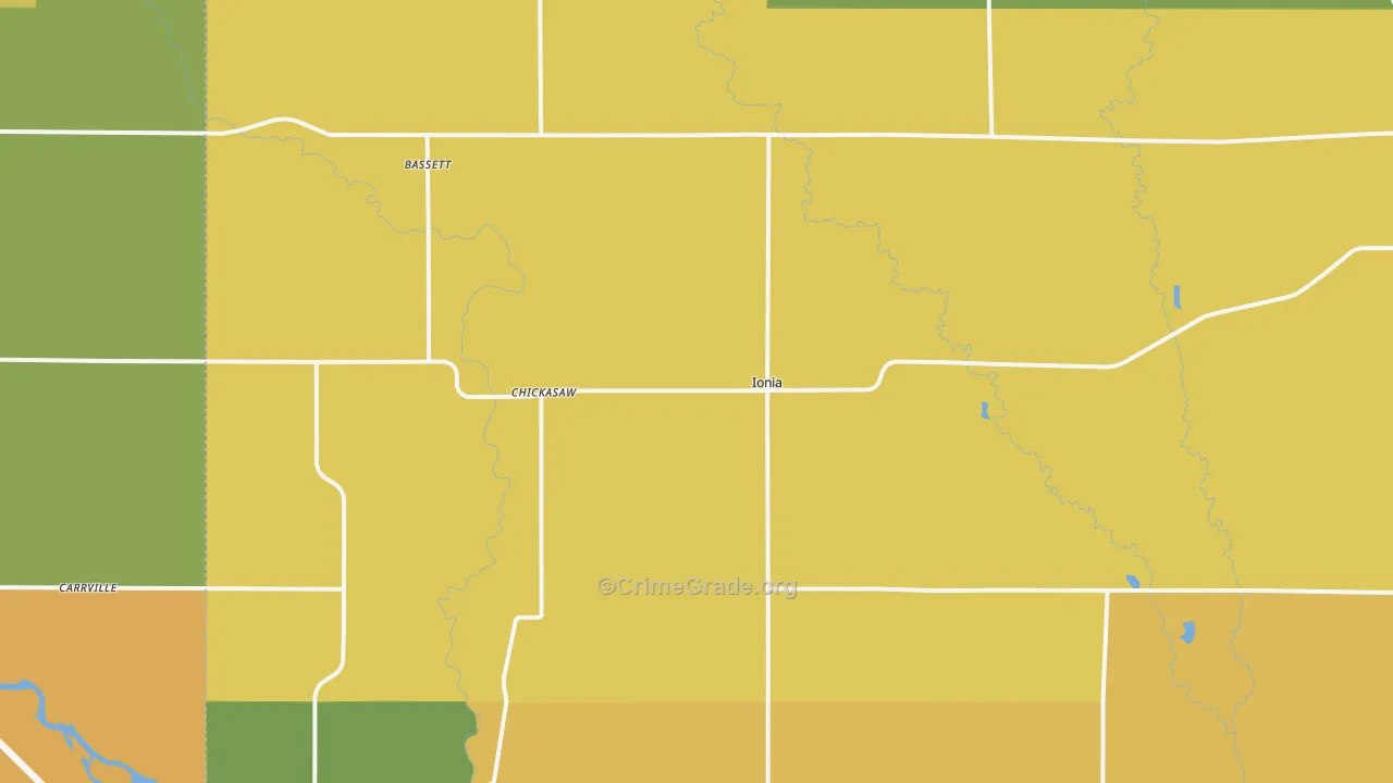 50645, IA Map of Theft Rates
