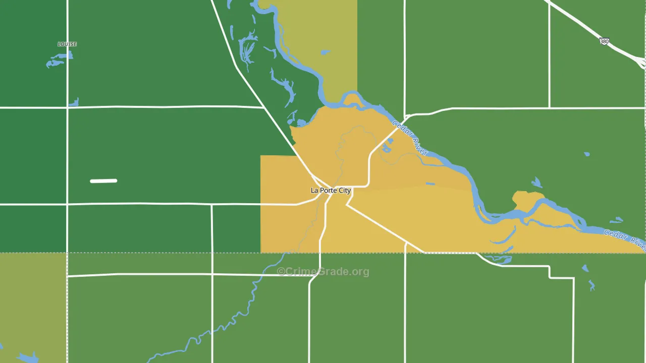 50651, IA Map of Theft Rates