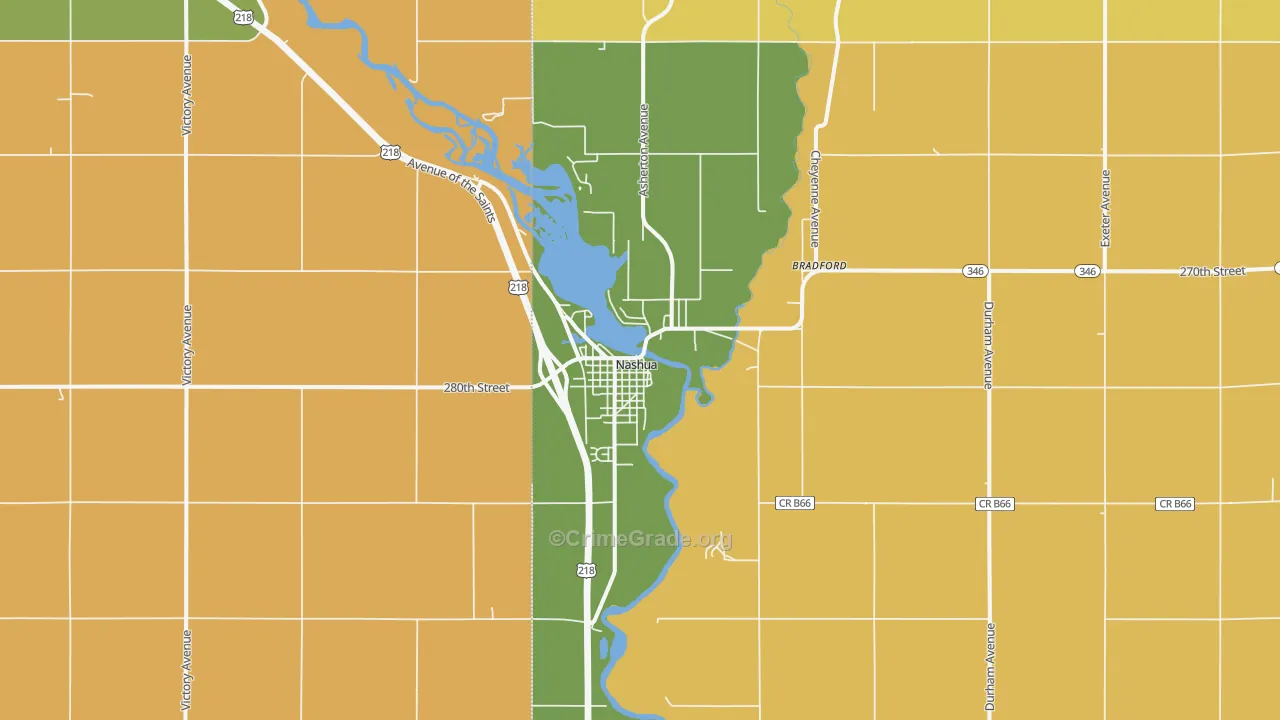 50658, IA Map of Theft Rates