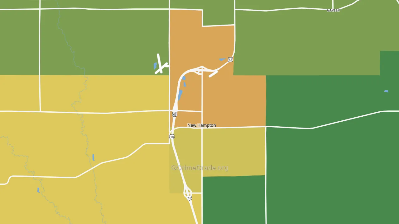 50659, IA Map of Theft Rates