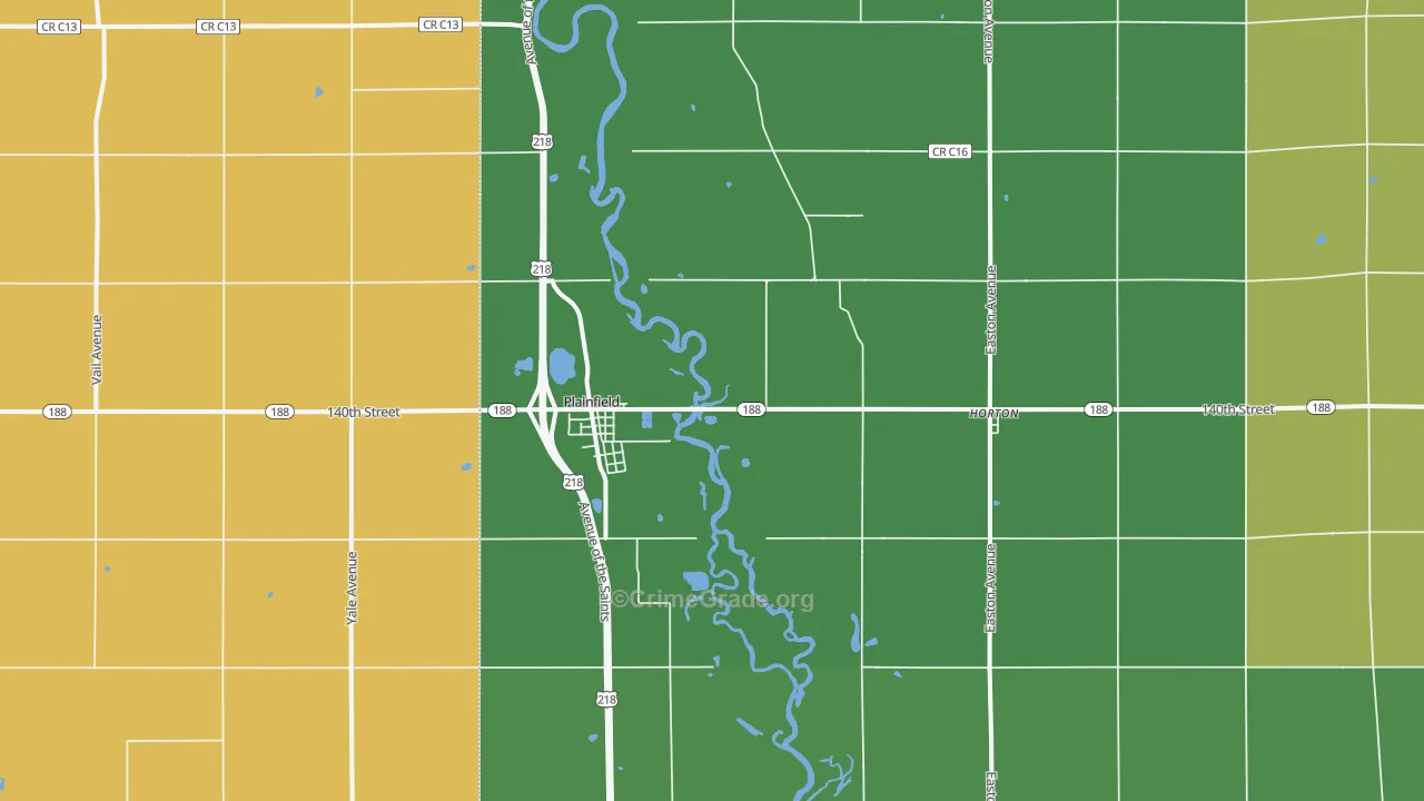 50666, IA Map of Theft Rates