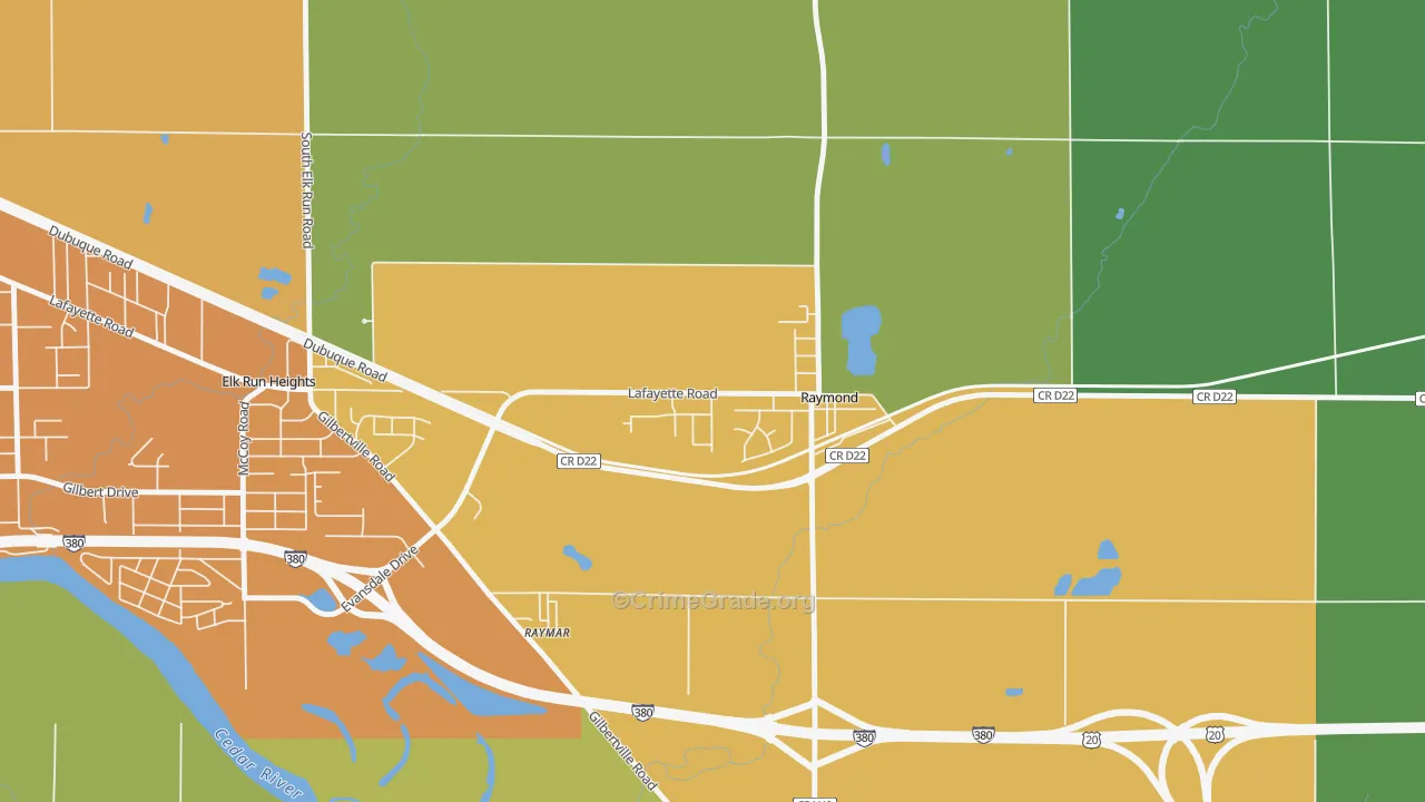 50667, IA Map of Theft Rates