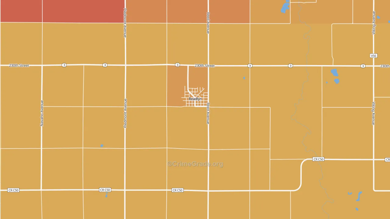 50668, IA Map of Theft Rates