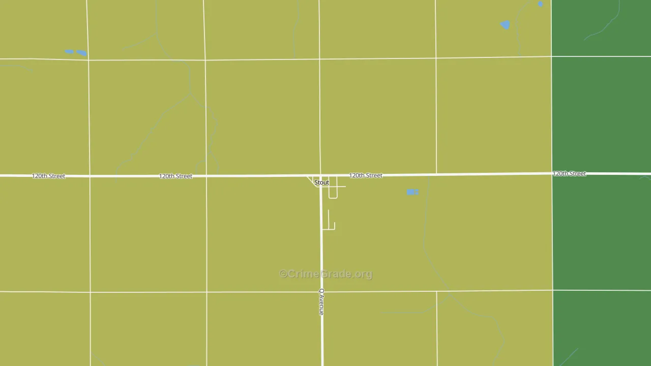 50673, IA Map of Theft Rates