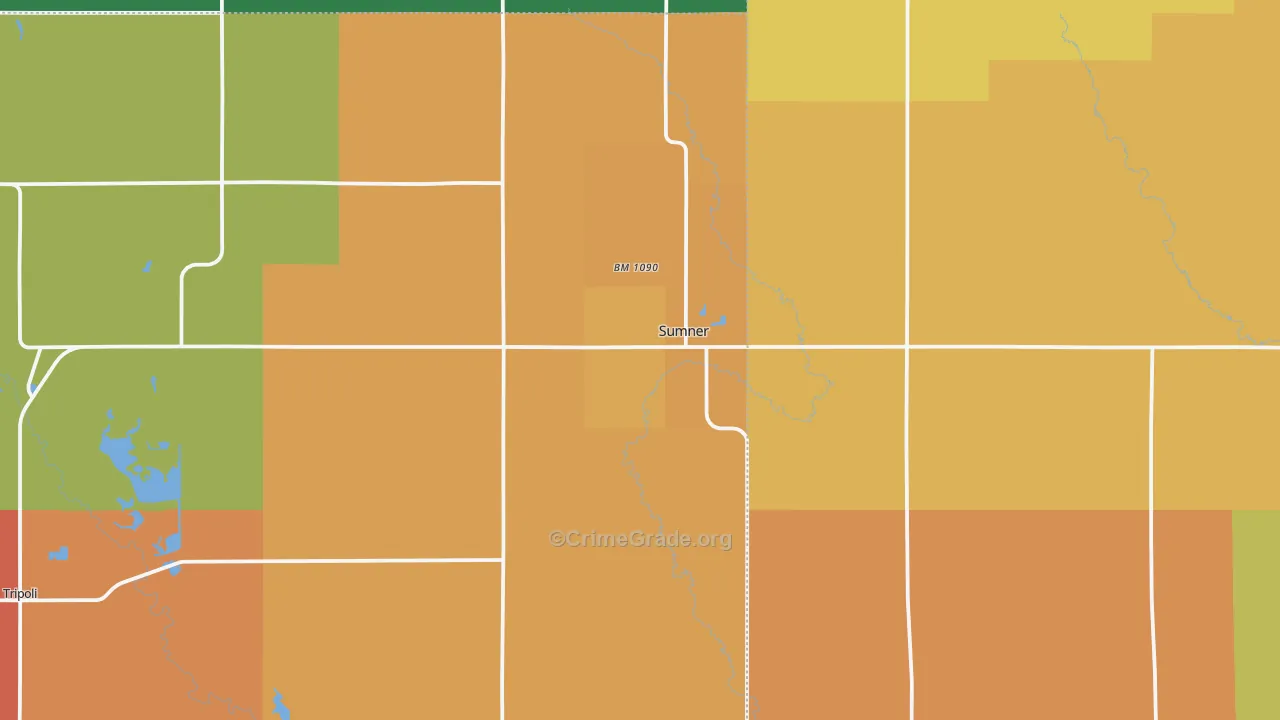 50674, IA Map of Theft Rates
