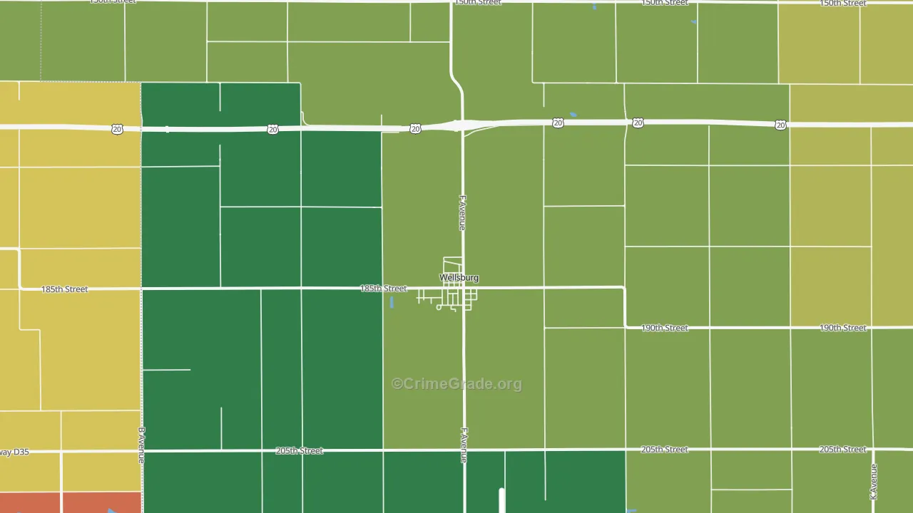 50680, IA Map of Theft Rates