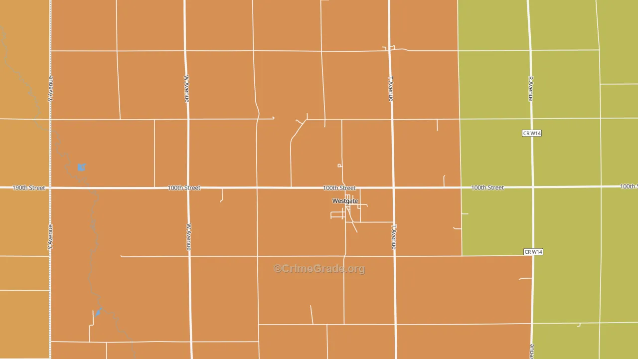 50681, IA Map of Theft Rates
