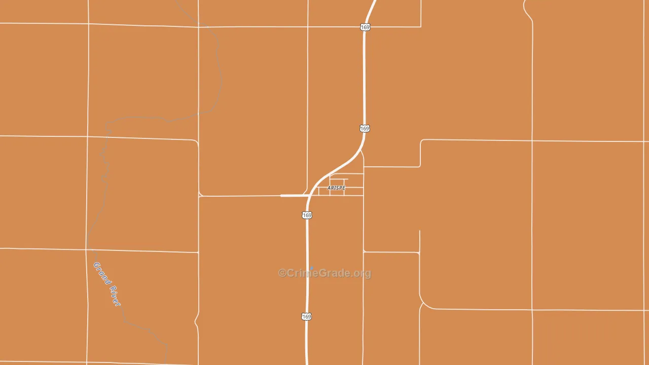 50831, IA Map of Theft Rates