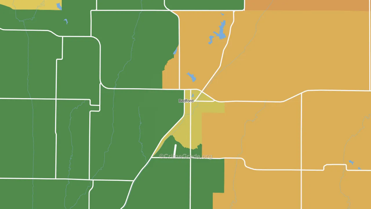 50833, IA Map of Theft Rates