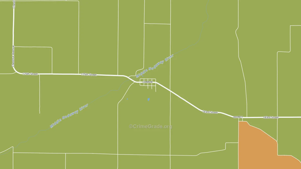 50839, IA Map of Theft Rates