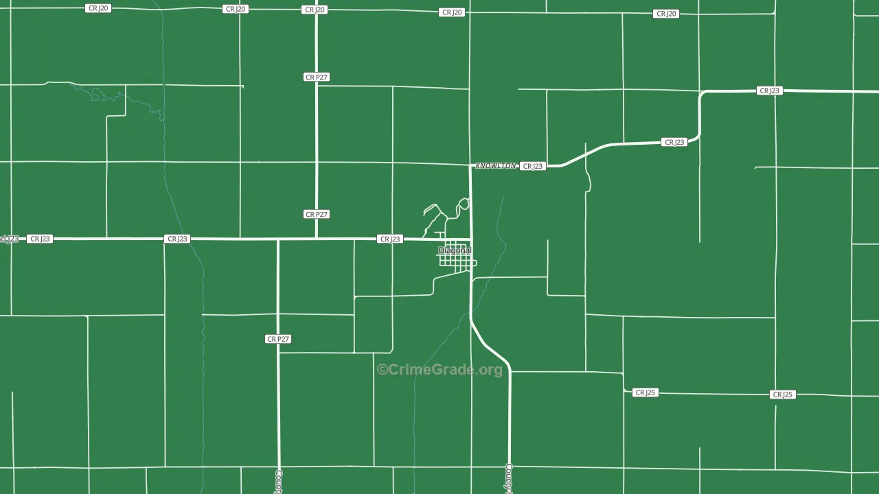50845, IA Map of Theft Rates