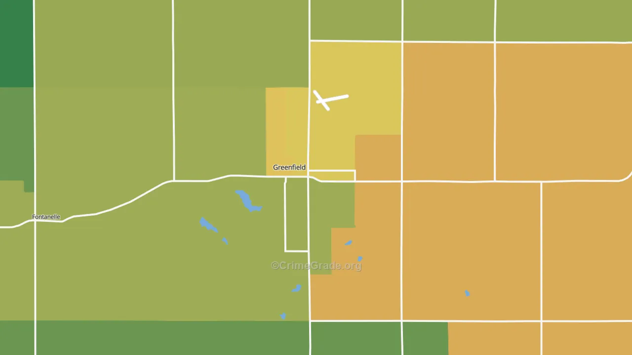 50849, IA Map of Theft Rates