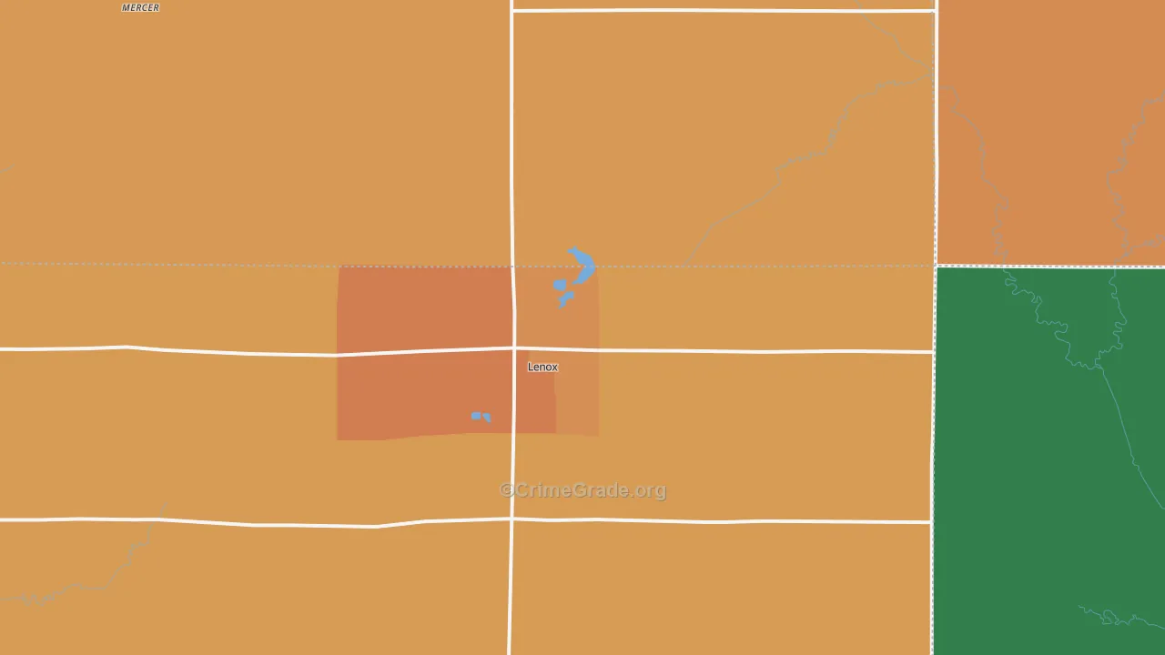 50851, IA Map of Theft Rates
