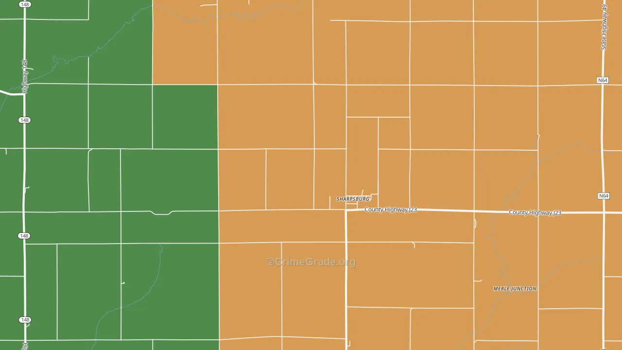 50862, IA Map of Theft Rates