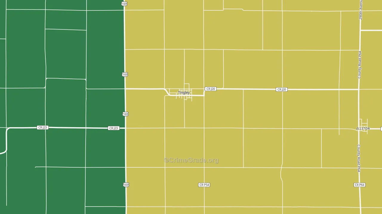 50863, IA Map of Theft Rates