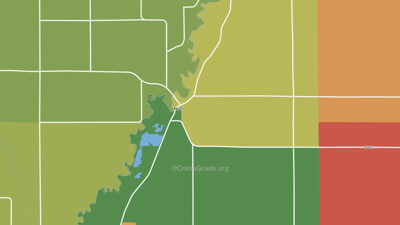 51001, IA Map of Theft Rates