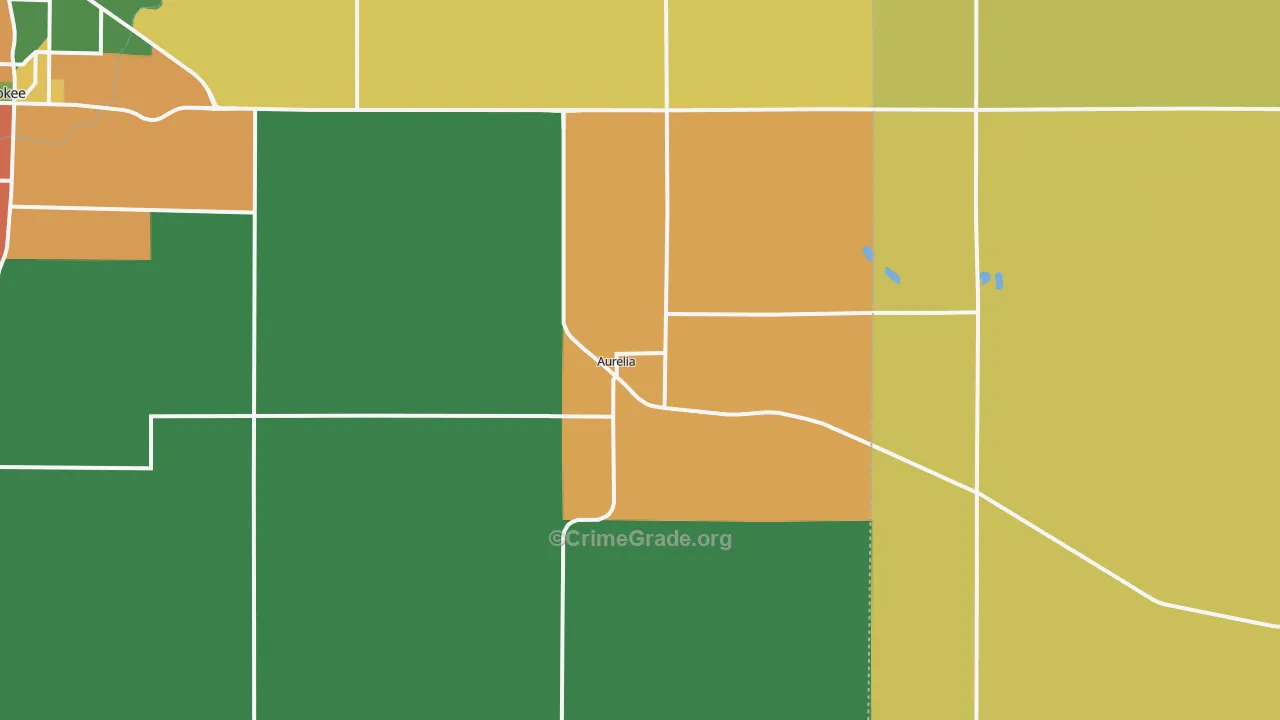 51005, IA Map of Theft Rates