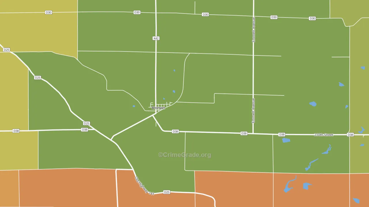 51007, IA Map of Theft Rates