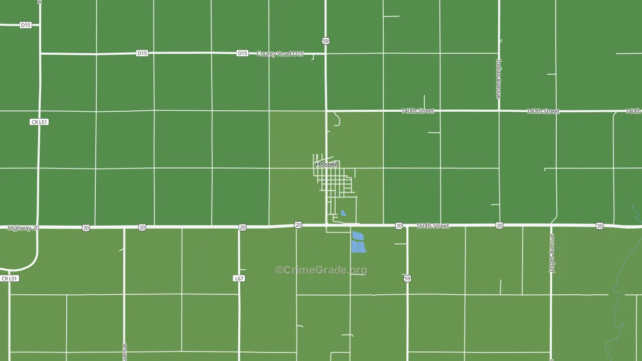 51025, IA Map of Theft Rates