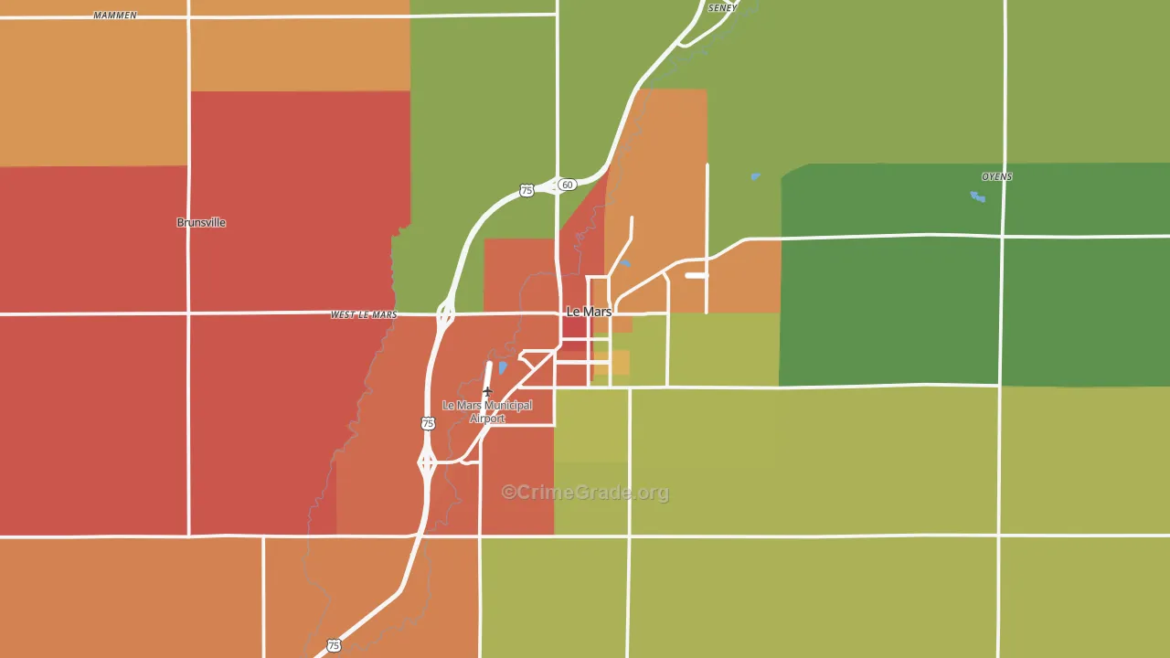51031, IA Map of Theft Rates