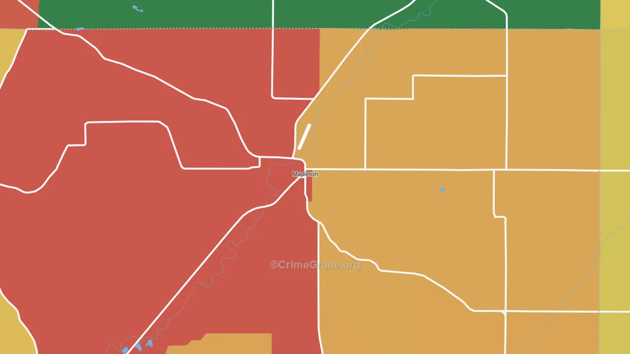 51034, IA Map of Theft Rates