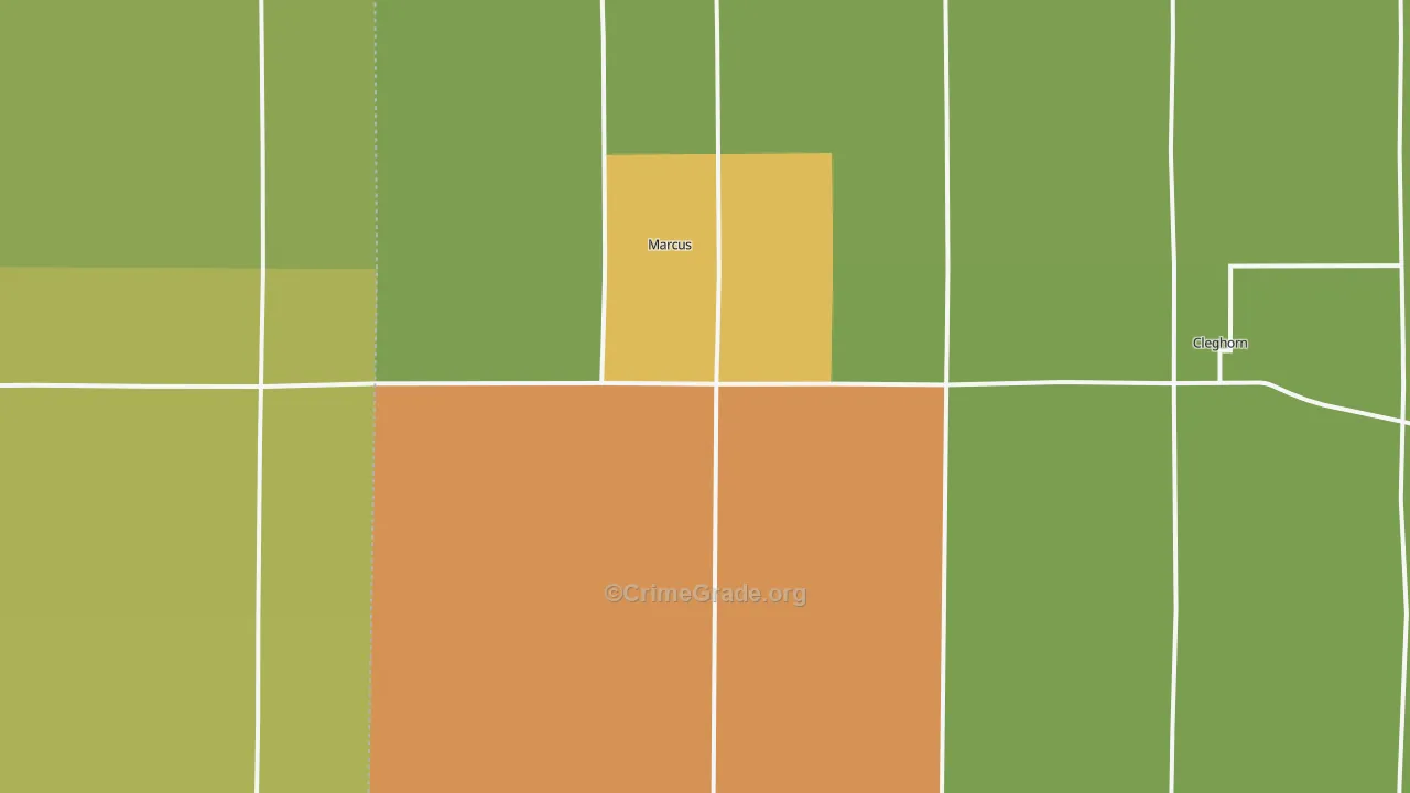 51035, IA Map of Theft Rates