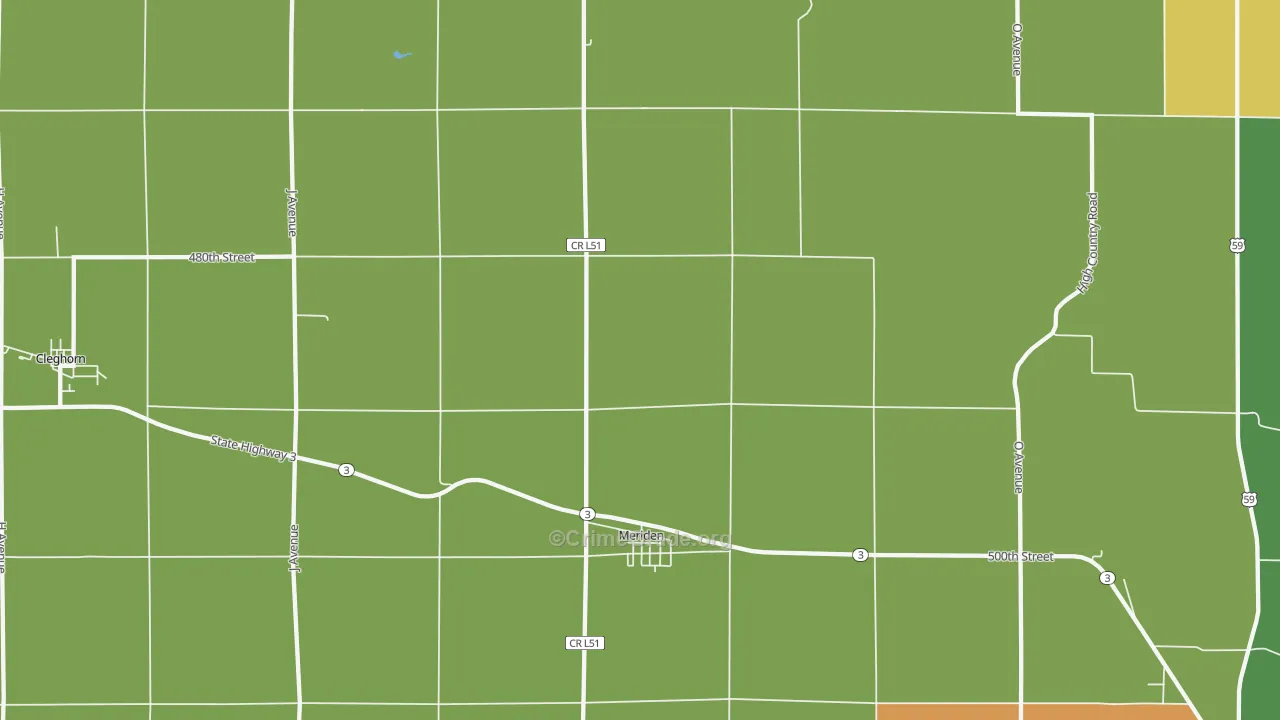 51037, IA Map of Theft Rates