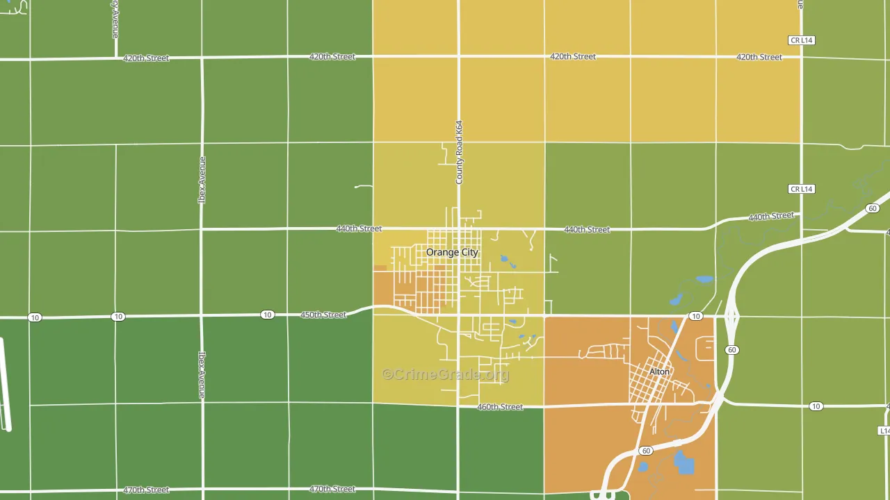 51041, IA Map of Theft Rates