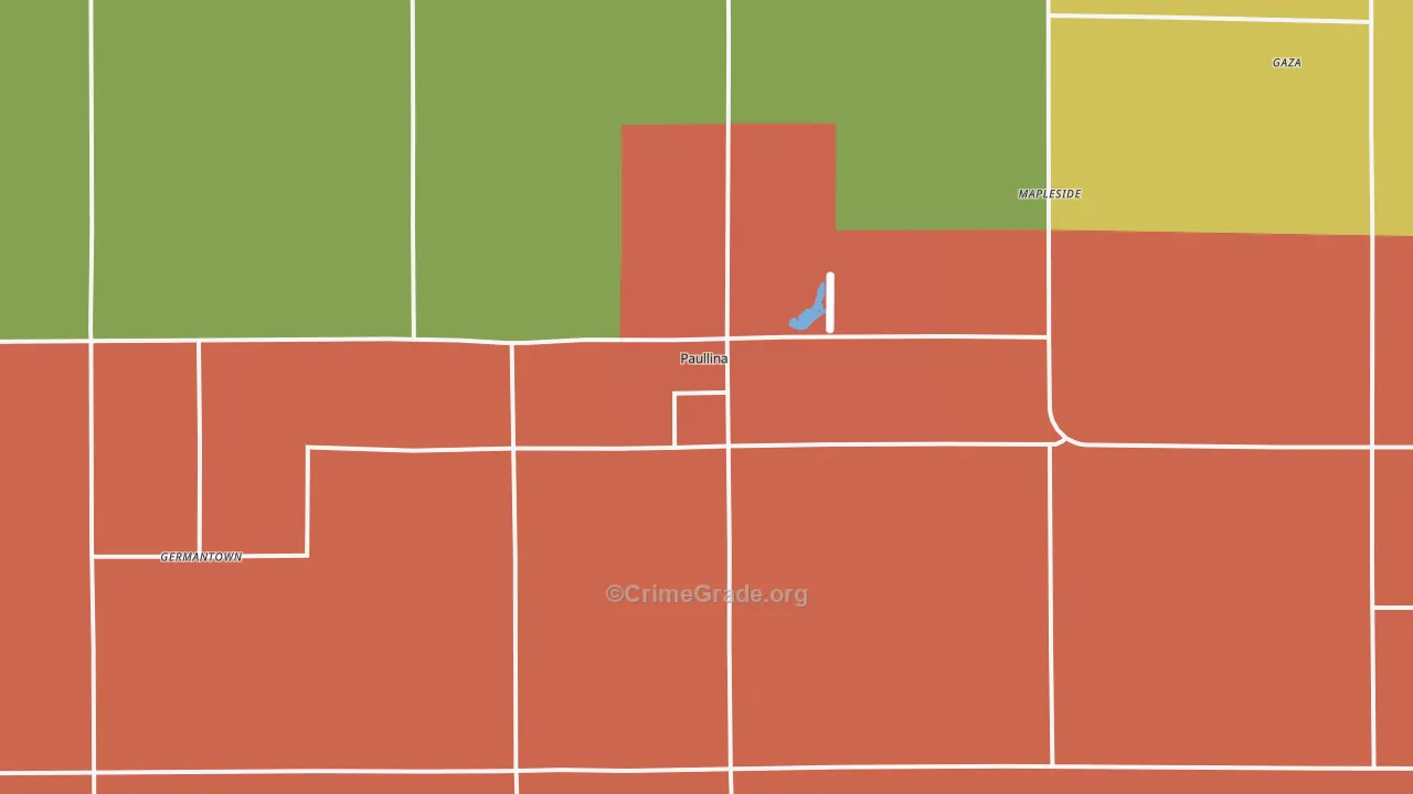 51046, IA Map of Theft Rates