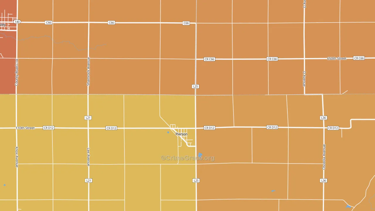 51048, IA Map of Theft Rates