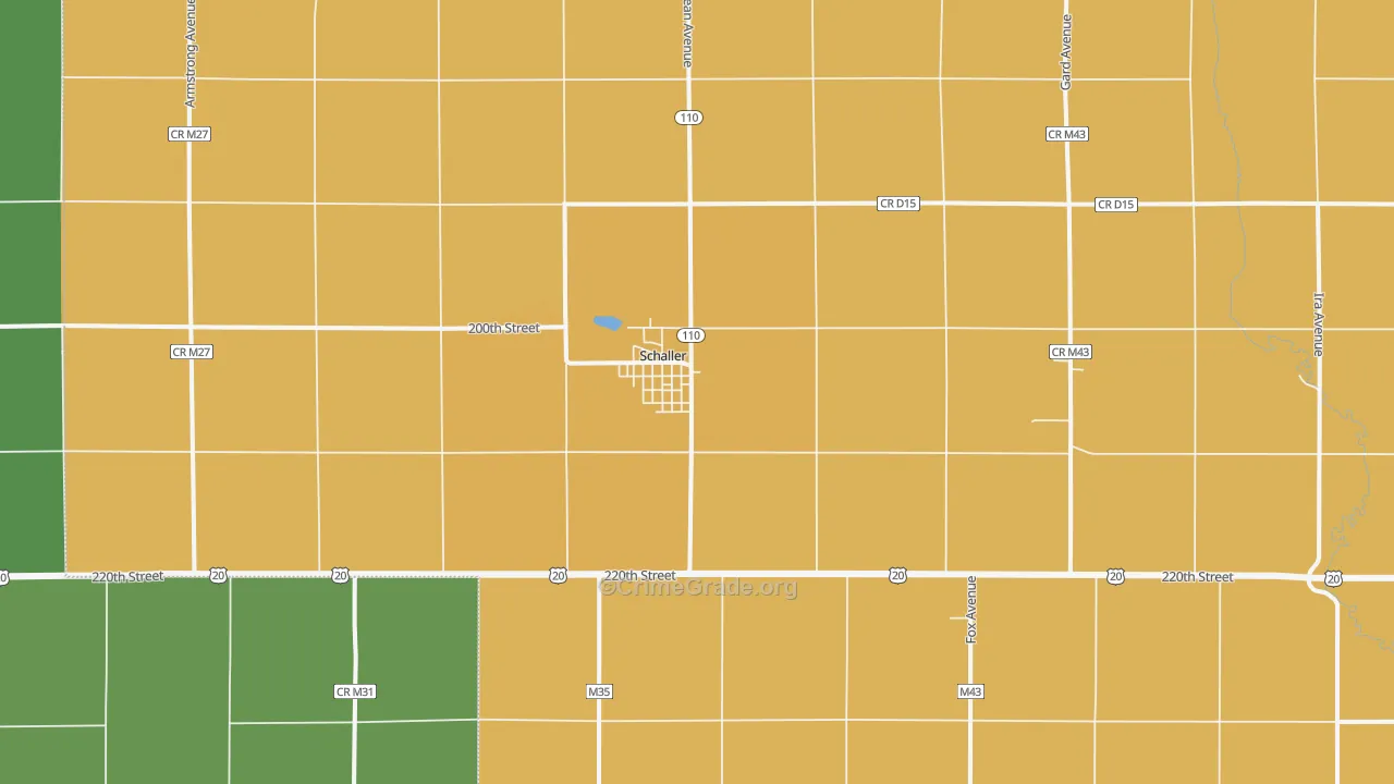 51053, IA Map of Theft Rates
