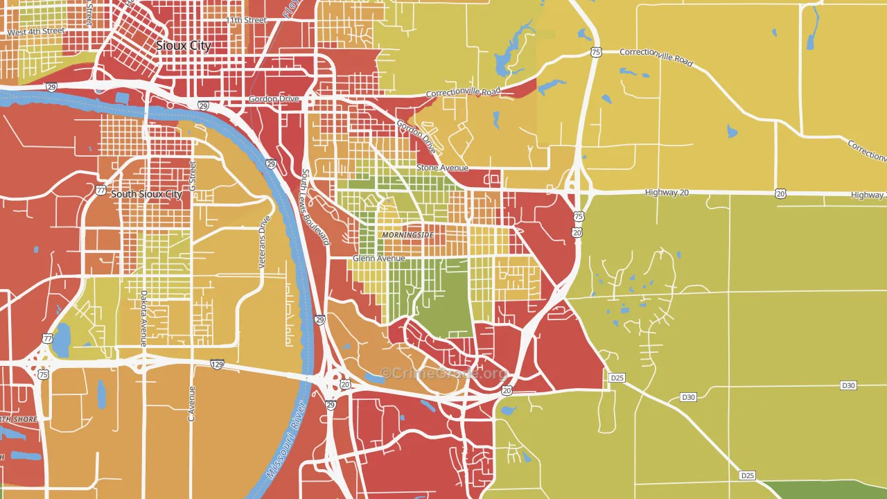 51106, IA Map of Theft Rates