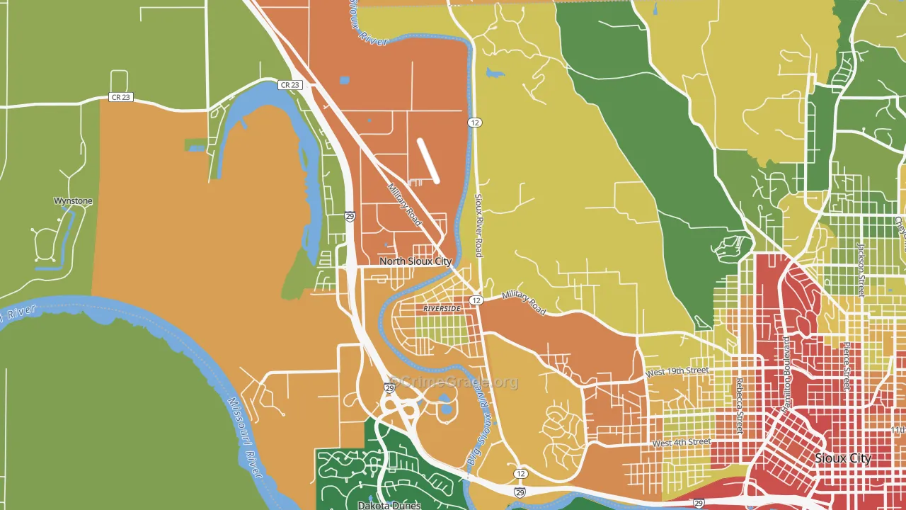 51109, IA Map of Theft Rates