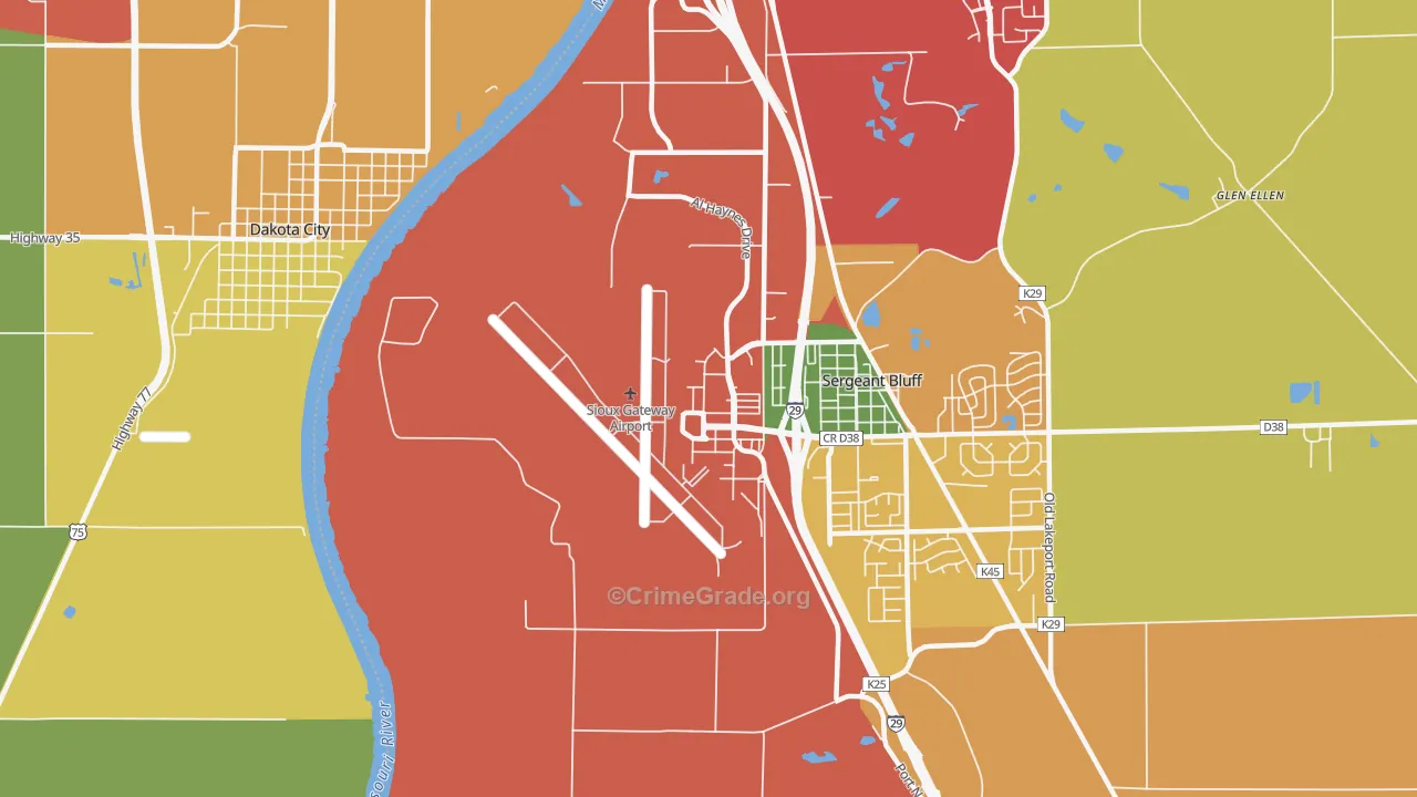 51111, IA Map of Theft Rates