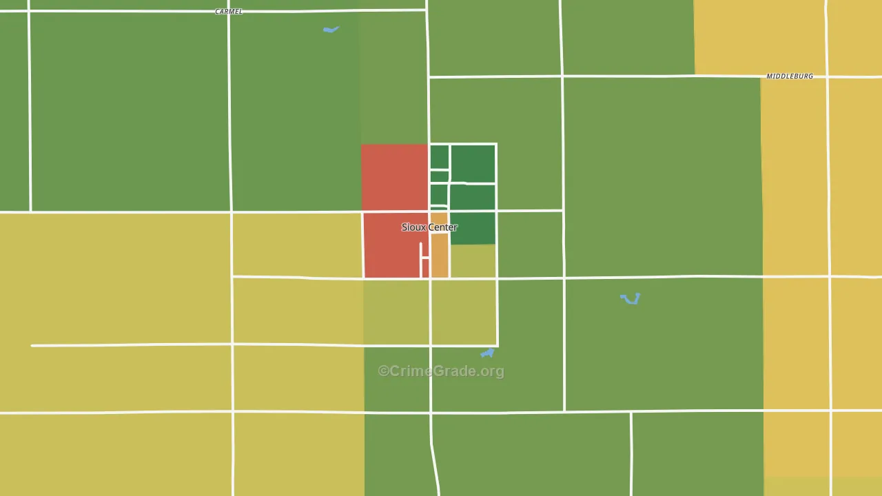 51250, IA Map of Theft Rates