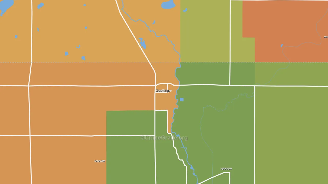 51342, IA Map of Theft Rates