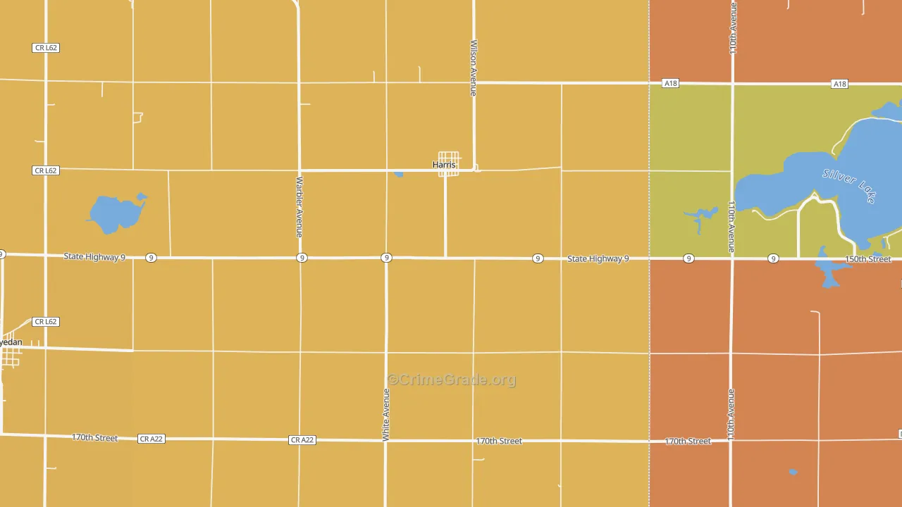 51345, IA Map of Theft Rates