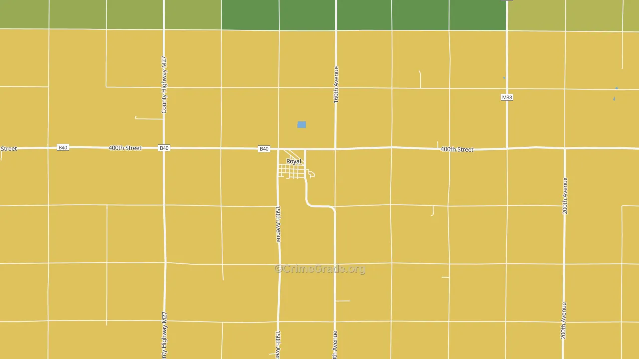 51357, IA Map of Theft Rates