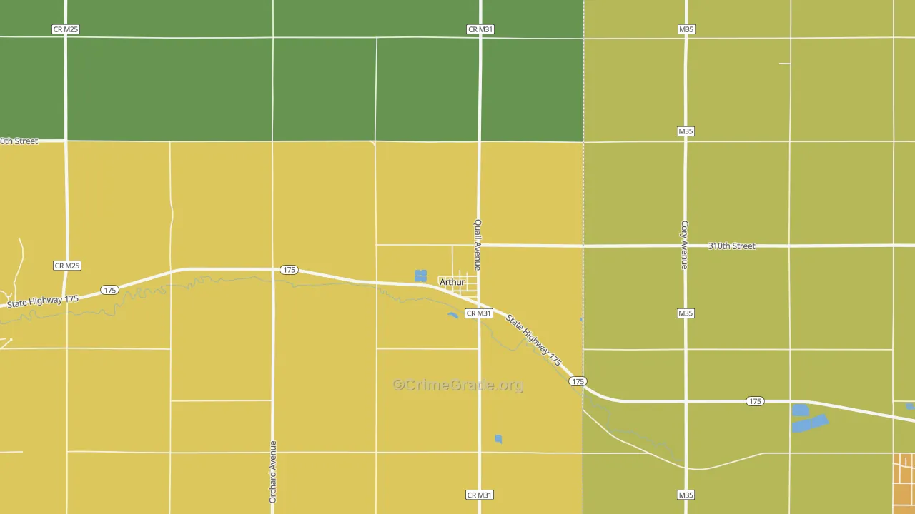 51431, IA Map of Theft Rates