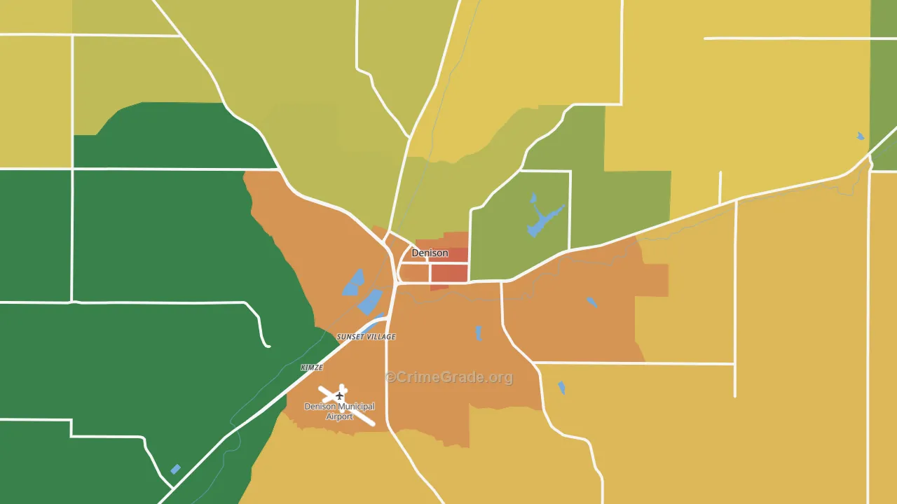 51442, IA Map of Theft Rates