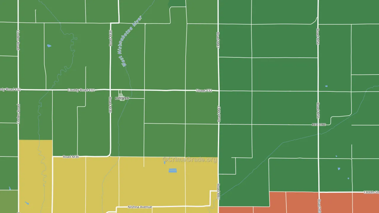 51447, IA Map of Theft Rates