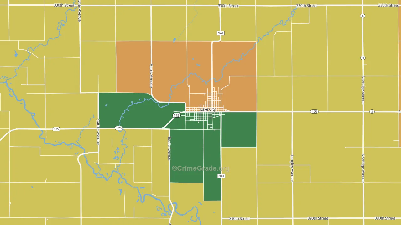 51449, IA Map of Theft Rates
