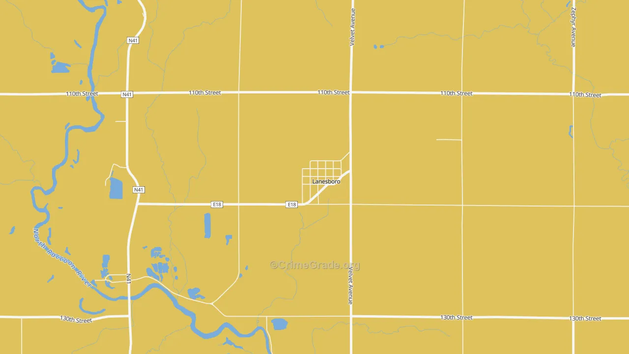 51451, IA Map of Theft Rates