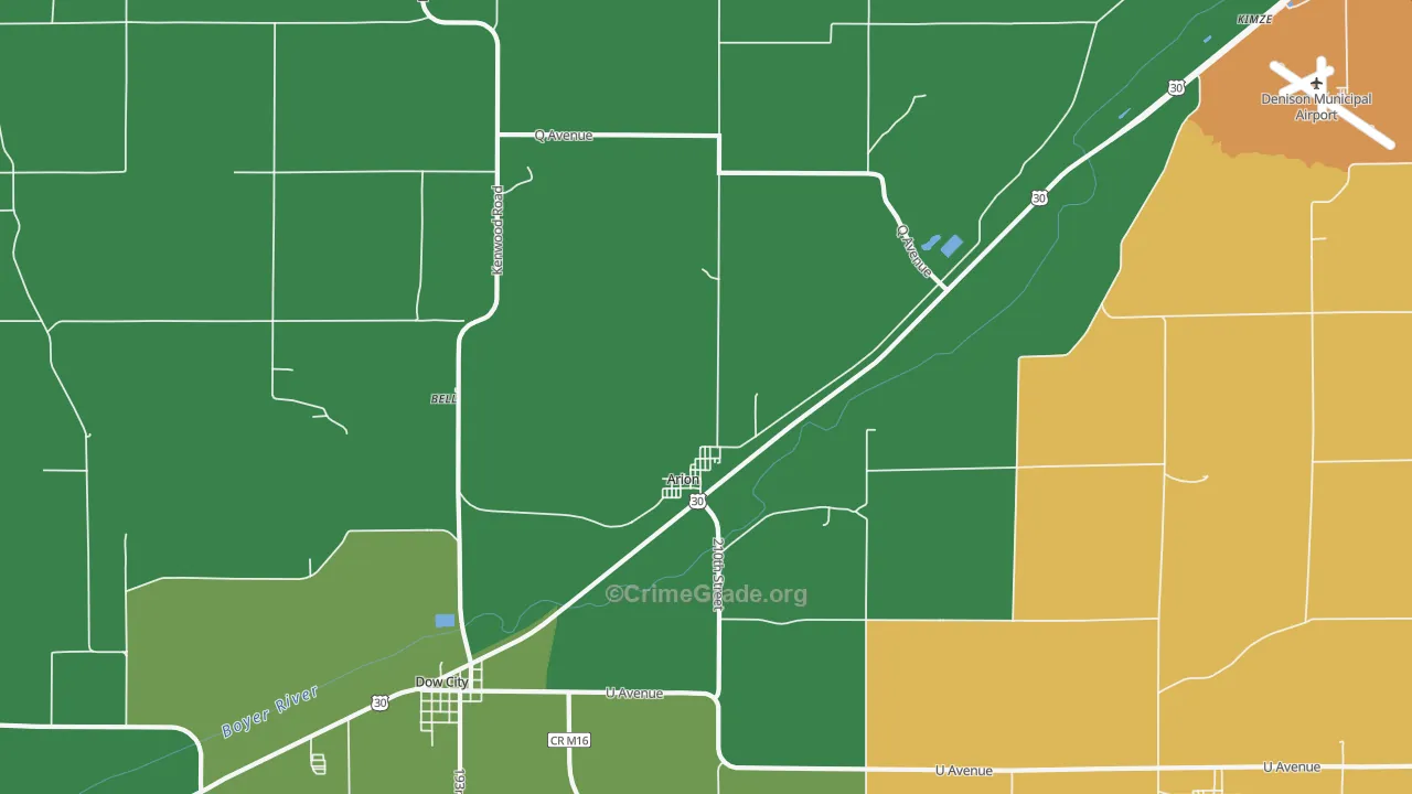 51520, IA Map of Theft Rates